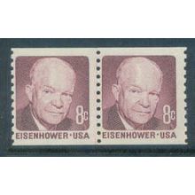 1402 8c Dwight Eisenhower Just Clears MNH CLP R0253
