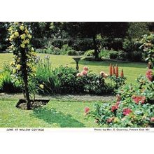 Potten End Willow Cottage Gardens Herts Hertfordshire Womens Institute Postcard