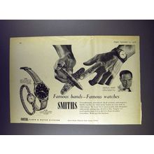 1958 Smiths A.358, F.639 Watch Ad - Douglas Bader