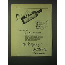 1960 The Antiquary Scotch Ad - The hands of a Connoisseur