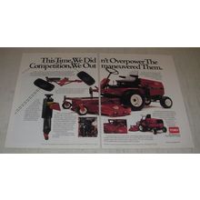 1991 Toro Groundsmaster 220-D Mower Ad - This time, we didn't overpower