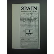 1989 Lladro Collectors Society Ad - Spain as only Lladro can show you
