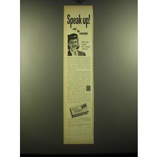 1948 Tampax Tampons Ad - Speak up!