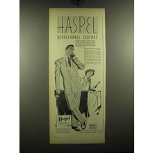 1949 Haspel Suits Ad - Haspel Refreshable clothes
