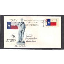FDC Fleetwood 1660 13c Texas (Cachet-U/A) CV01222