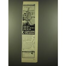 1959 C-H Reloading Equipment Ad - Hunting Time is loading time