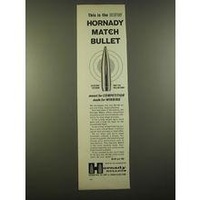 1964 Hornady Match Bullet Ad - This is the new Hornady Match Bullet