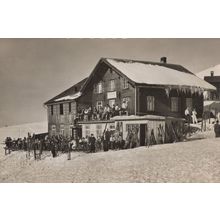 Berghotel Hanhenmoos Pass Adelboden Switzerland Hotel Postcard