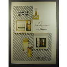 1953 Shulton Desert Flower Perfume Ad - For Elegance with Verve