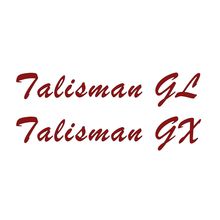 2 Talisman GL or GX Camper van motorhome graphics stickers decals READ DISCRIPTI