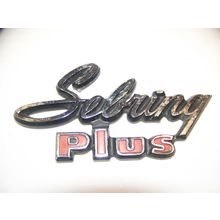 1971 1972 PLYMOUTH SATELLITE SEBRING PLUS EMBLEM OEM #3612863