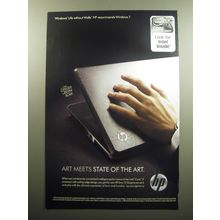2009 HP Envy 15 Computer Advertisement - Art meets state of the art