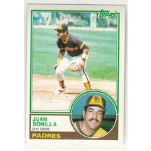1983 Topps baseball card 563 Juan Bonilla - Padres