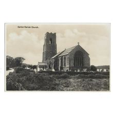 Corton Parish Church, Suffolk, RP Postcard.