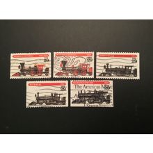 ICOLLECTZONE US 2843-47 Trains VF used