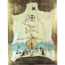 Salvador Dali - Very Monarchial education of the Young 1959 Poster Canvas Movie
