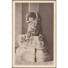 Holzfigur, Herkules, Schloß Schönbrunn, Wien, c1920 - Schönbrunner Tiergarten AK