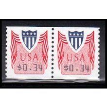 CVP32 34c Shield Very Fine MNH Pair PA4987