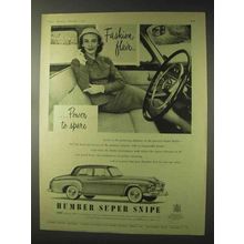 1955 Humber Super Snipe Car Ad - Fashion Flair