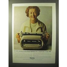 1964 Royal Electress Typewriter Ad - Let Secretary