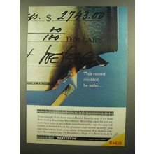 1965 Kodak Recordak Microfilm Ad - This Record Safer