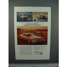 1973 Ford LTD 2-Door Brougham Ad, Quieter Than Glider