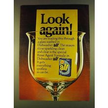 1980 Dishwasher All Detergent Ad - Look Again
