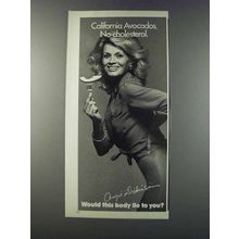 1981 California Avocadoes Ad - Angie Dickinson