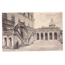 PALAZZO BANDINI, SIENA ITALY unused antique postcard #