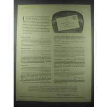 1954 Hovis Limited Bread Ad - Las Autumn
