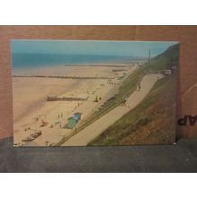OVERSTRAND BEACH, NORFOLK, unused postcard by Kingsley =