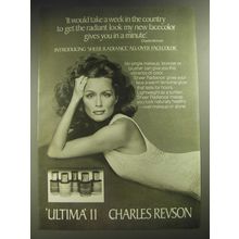 1974 Charles Revson Ultima II Sheer Radiance All-Over Facecolor Advertisement
