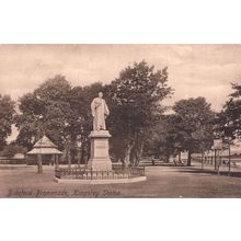 Bideford Devon Promenade Kingsley Statue Old WW1 Postcard