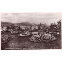 A Devonshire Garden Daily Mail Ideal Home Exhibition 1931 RPC Postcard