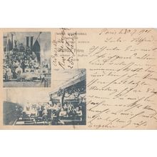 Taverne French International Restaurant Old Food Advertising Postcard