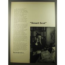 1954 The New York Times Advertisement - James Reston - Smart Scot