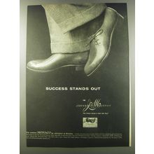 1956 Johnston & Murphy Monaco Shoes Ad - Success stands out