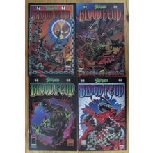 MINI-SERIES - SPAWN BLOOD FEUD #1 , 2, 3 & 4 - IMAGE COMICS (1995)