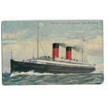 The New Isle Of Man Steamer, Ben-My-Chree, Postcard.