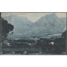 Table Mountain from Rondebosch, Cape Province, c.1905-10 - Ravenscroft Postcard