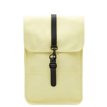 Rains Backpack Mini Straw Yellow Laptop Pocket Waterproof Rain Bag
