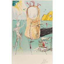 Salvador Dali (1904-1989). The Vision of the Angel of Cap Creus (The Thumb), 198