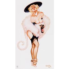 vintage art - cheesecake collection 1 - coconuts Poster Canvas Movie Film Print