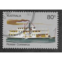 AUS 1972 80c 'PIONEER COMMERCE' FINE USED (EBID52-048)