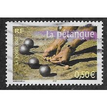 FRA 2003 50c 'REGIONS (1ST) LA PETANQUE' FINE USED (EBID60-981)