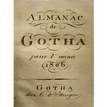 Almanac de Gotha Pour L'annee 1806