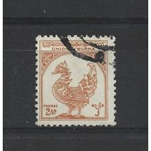 Burma.SG104 2a Hintha (legendary bird) (Orange).Fine Used.Jul25h