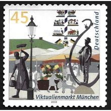 GERMANY 2006 City Views Munich market 45c Sc#2060 - USED @M450