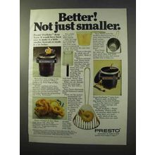 1977 Presto FryBaby and FryDaddy Ad - Better!