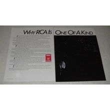 1984 RCA Corporation Ad - Why One of a Kind
